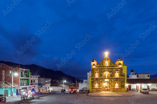 San Andrés Xecul, Catholic Church, Guatemala photo