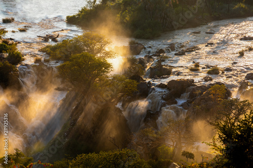 Epupa Falls on the Kunene River in Namibia