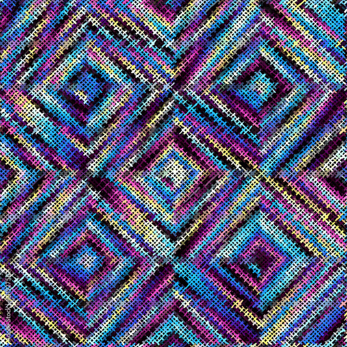 Seamless background pattern. Imitation of a texture of rough canvas painted with paint.