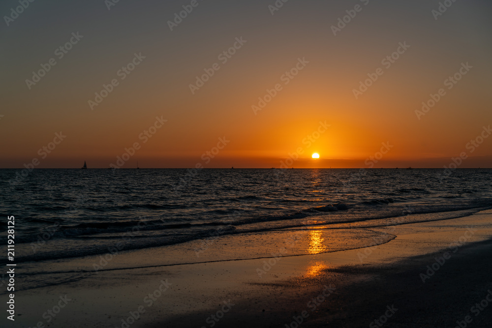 Walking the beach in Treasure Island Florida and catching an amazing sunset. Walking the beach in Treasure Island Florida and catching an amazing sunset.