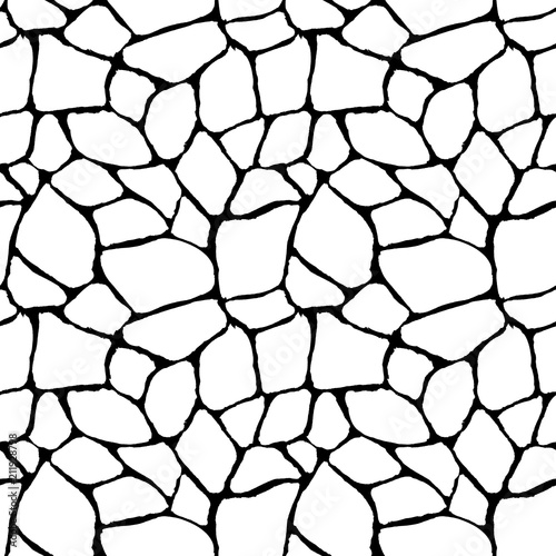 Abstract geometric black an...