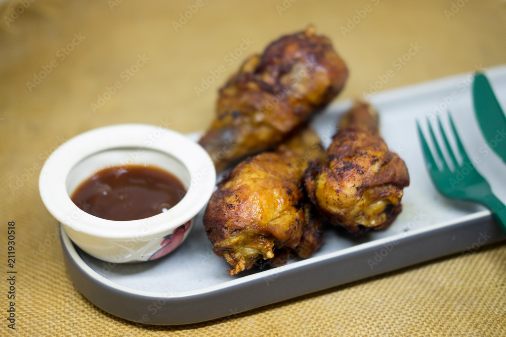Fried chicken legs