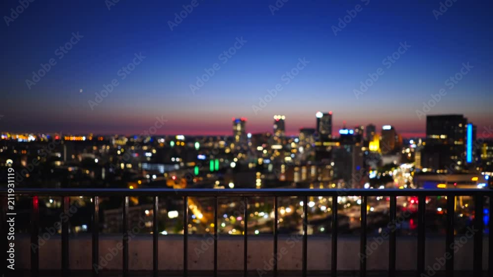 Skyline City Light out of Focus