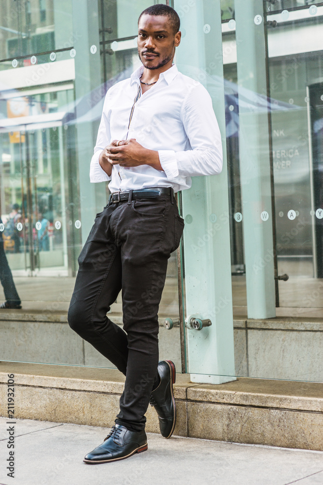 Black pants with brown shoes / belt and white shirt. | Business  professional outfits, Black suit brown shoes, Business casual men