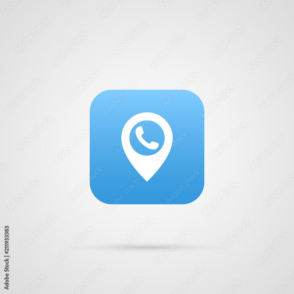call telephone location. App vector call telephone location. App vector