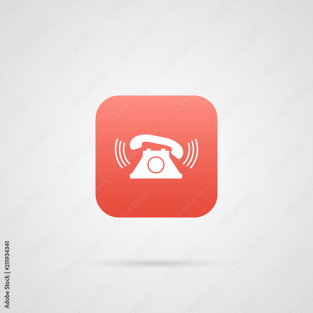 telephone call. Home telephone icon app, vector design telephone call. Home telephone icon app, vector design