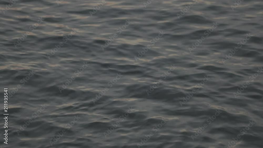 Slow motion of waves at sunset. Slow motion of waves at sunset.