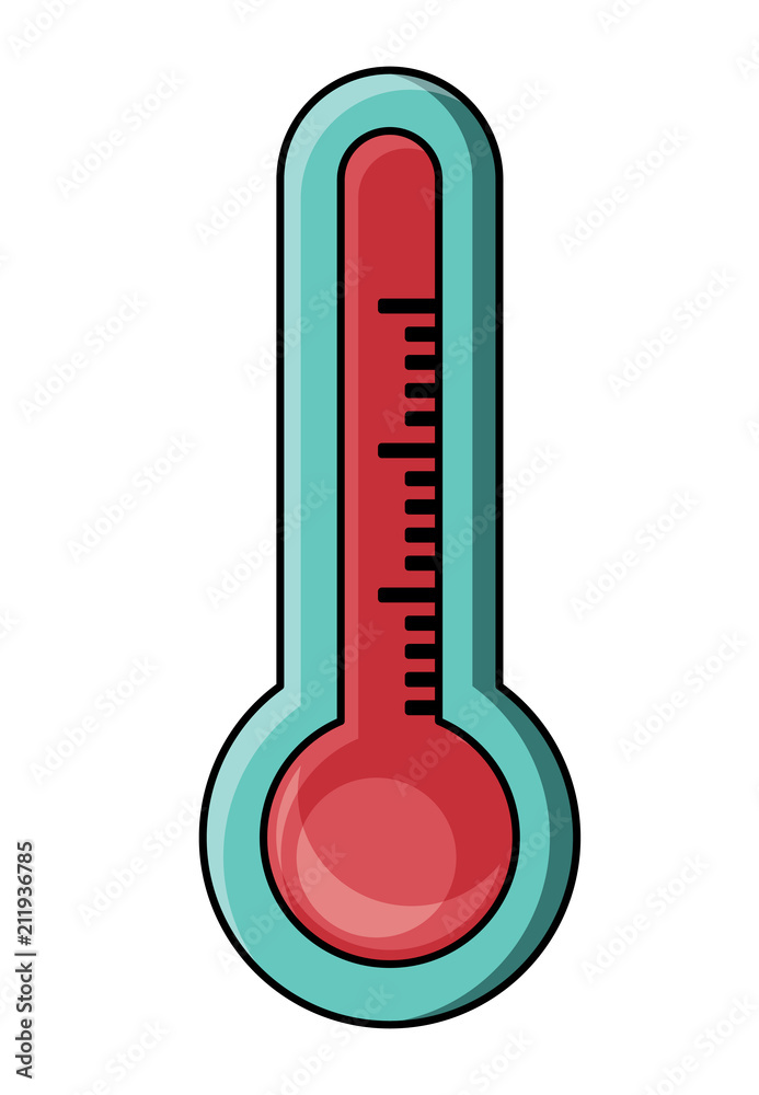 thermometer icon over white background, vector illustration thermometer icon over white background, vector illustration