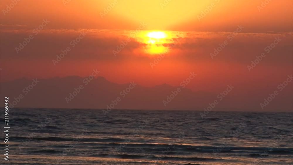 Sunrise over the mountains, timelapse Sunrise over the mountains, timelapse
