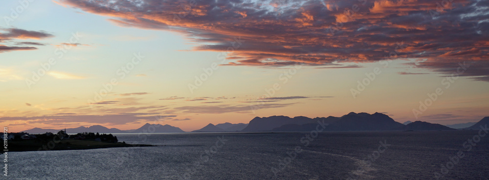 Dawn over the Lofoten Islands,Norway 