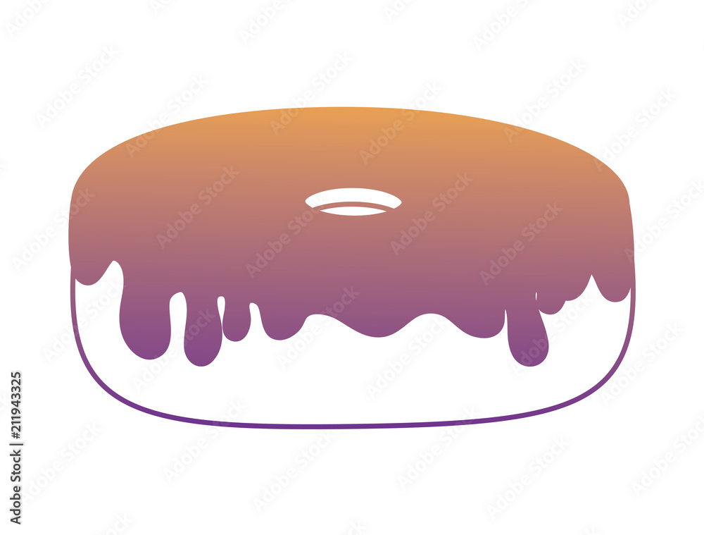 sweet donut icon over white background, vector illustration sweet donut icon over white background, vector illustration