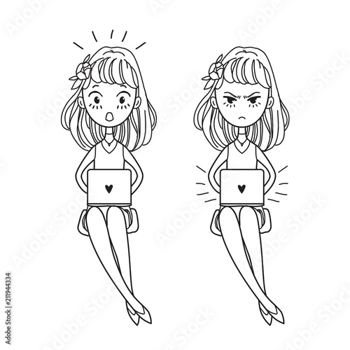 Beautiful vector card