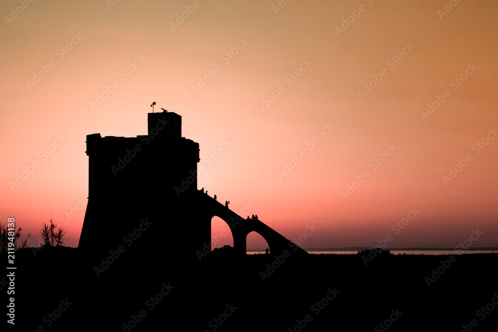 Obraz premium sunset from the tower II