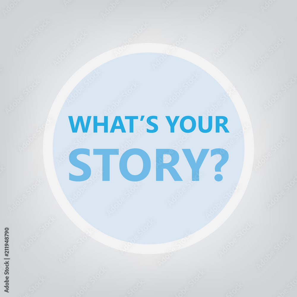what is your story concept- vector illustration what is your story concept- vector illustration
