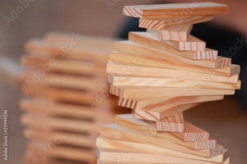 Costruzioni kapla di legno photo