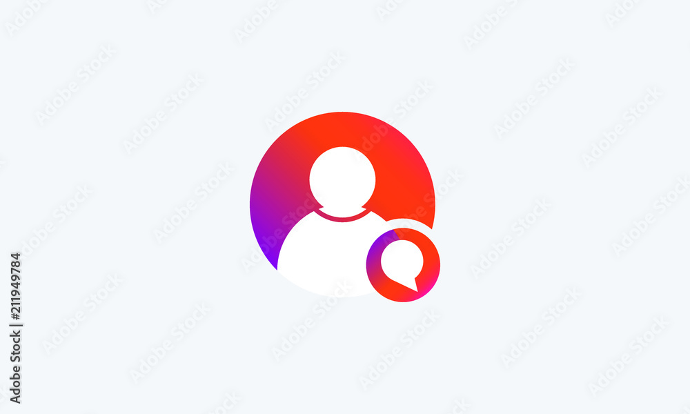 people chat  talking icon