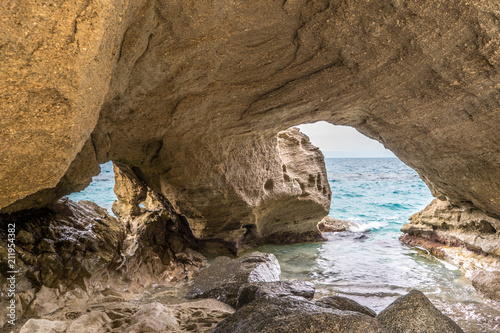 Rock Cave on the sea