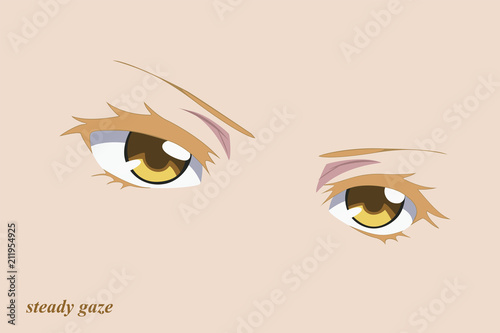 blond anime eyes