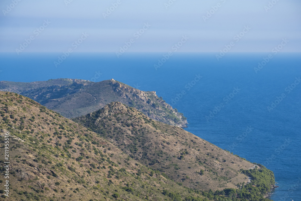 Landscape in the Mediterraenan sea Landscape in the Mediterraenan sea