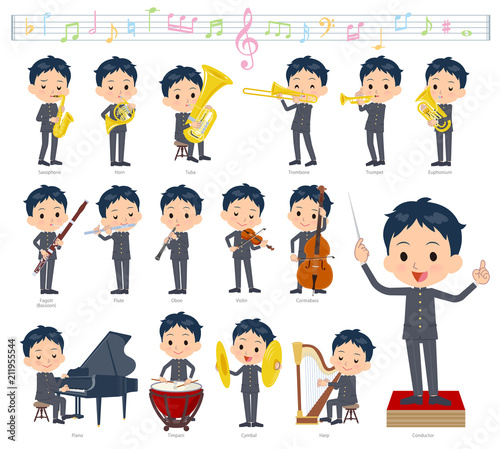 school boy gakuran_classic music
