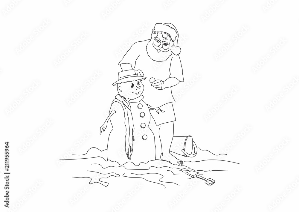 Obraz premium Santa Claus