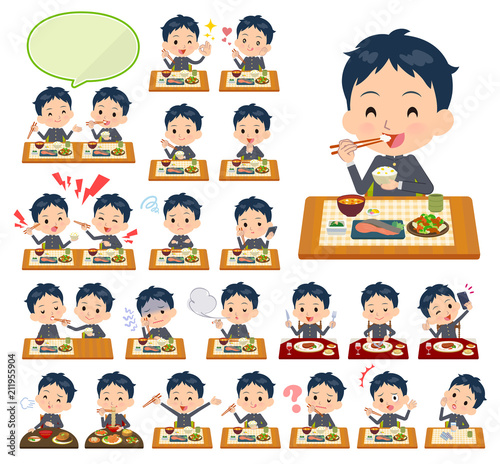 school boy gakuran_Meal