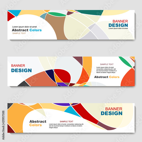 Banner, abstract web template © Orion