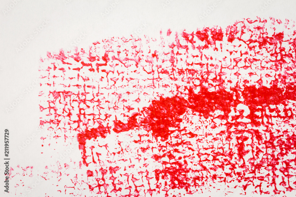 Obraz premium Red abstract spotted acrylic art background