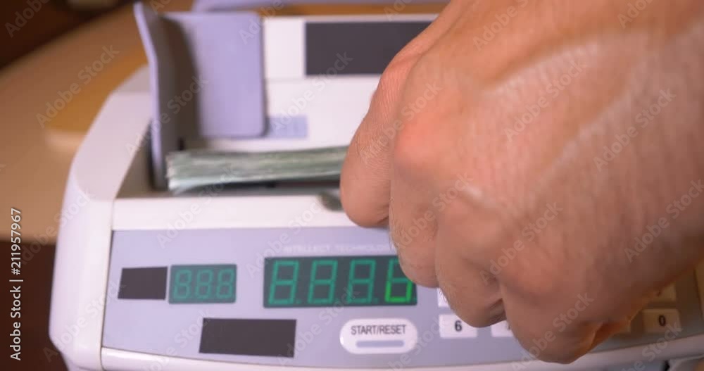 Counting money, Seamless loop video of male hands counting a lot of one hundred Euro bills Counting money, Seamless loop video of male hands counting a lot of one hundred Euro bills