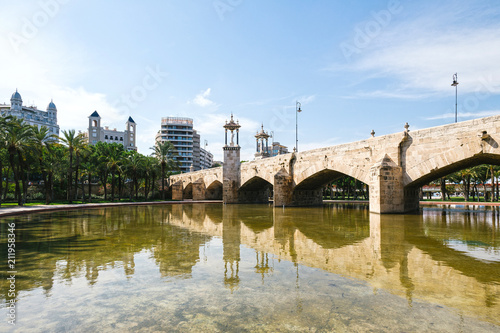 bridge over the dried river, Valencia
