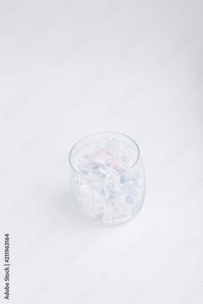jar with paper jar with paper