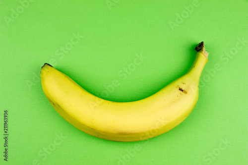 Fresh, yellow bananas  Healthy sweet vegetarian food concept