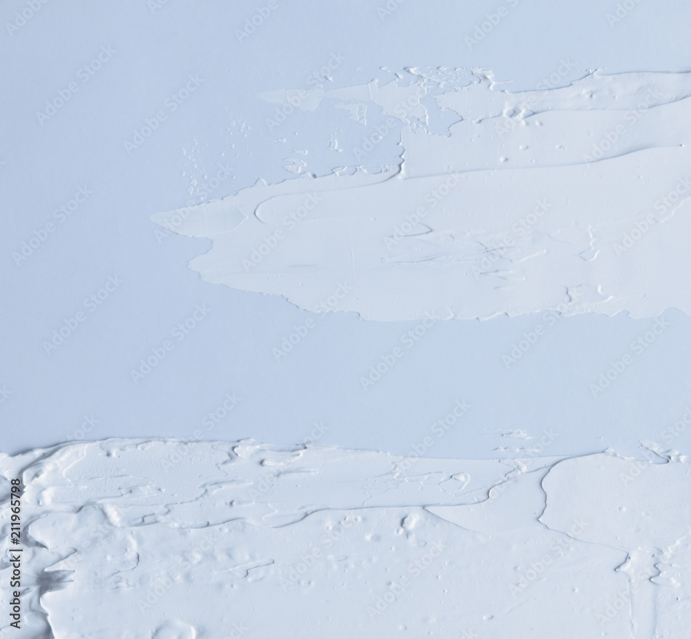 Obraz premium brush stroke on blueempty wall