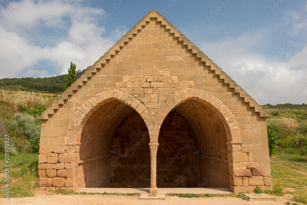 Camino de Santiago as it passes through Navarra