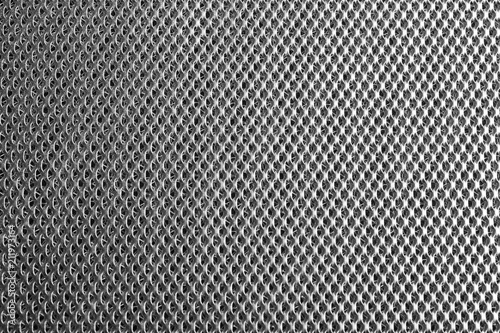Metal grid close-up. Abstract background