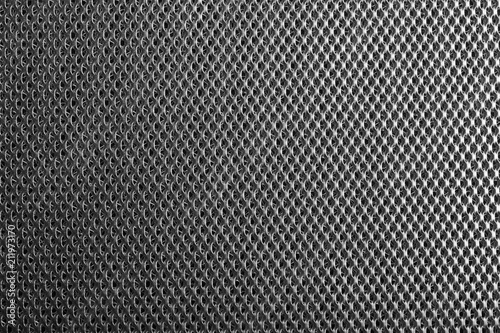 Metal grid close-up. Abstract industrial background
