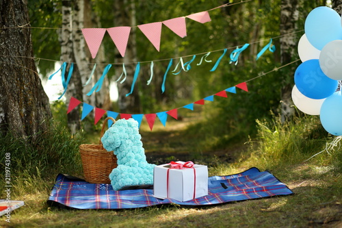 decoration for first birthday smash the cake outdoor