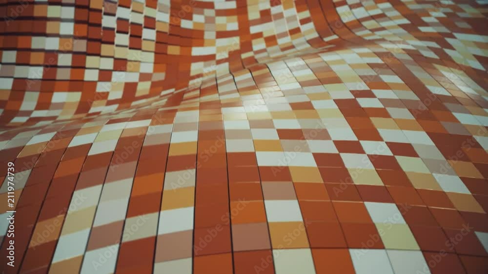 4K Abstract Cubic Mesh. Seamless looping 4K Abstract Cubic Mesh. Seamless looping