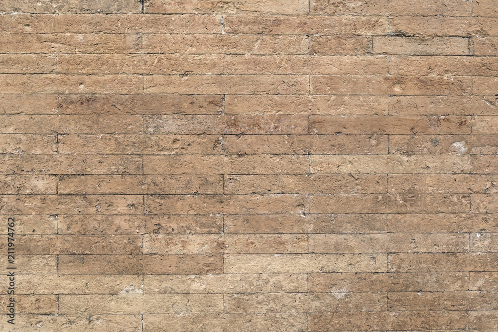 Background of sand color brick wall texture. Background of sand color brick wall texture.
