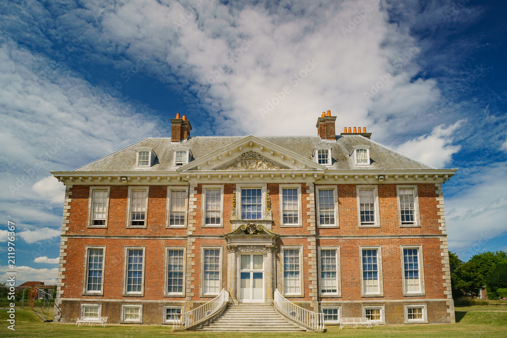Exterior view of the Uppark House and Garden Exterior view of the Uppark House and Garden