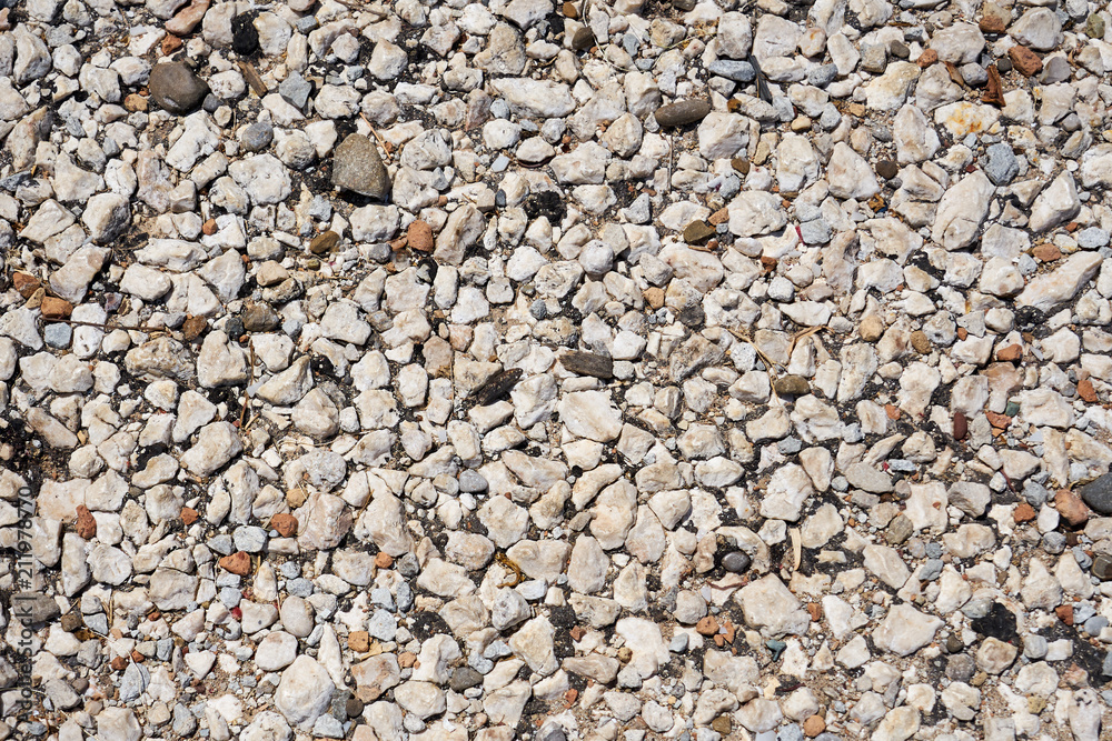 White pebble stones background texture. White pebble stones background texture.