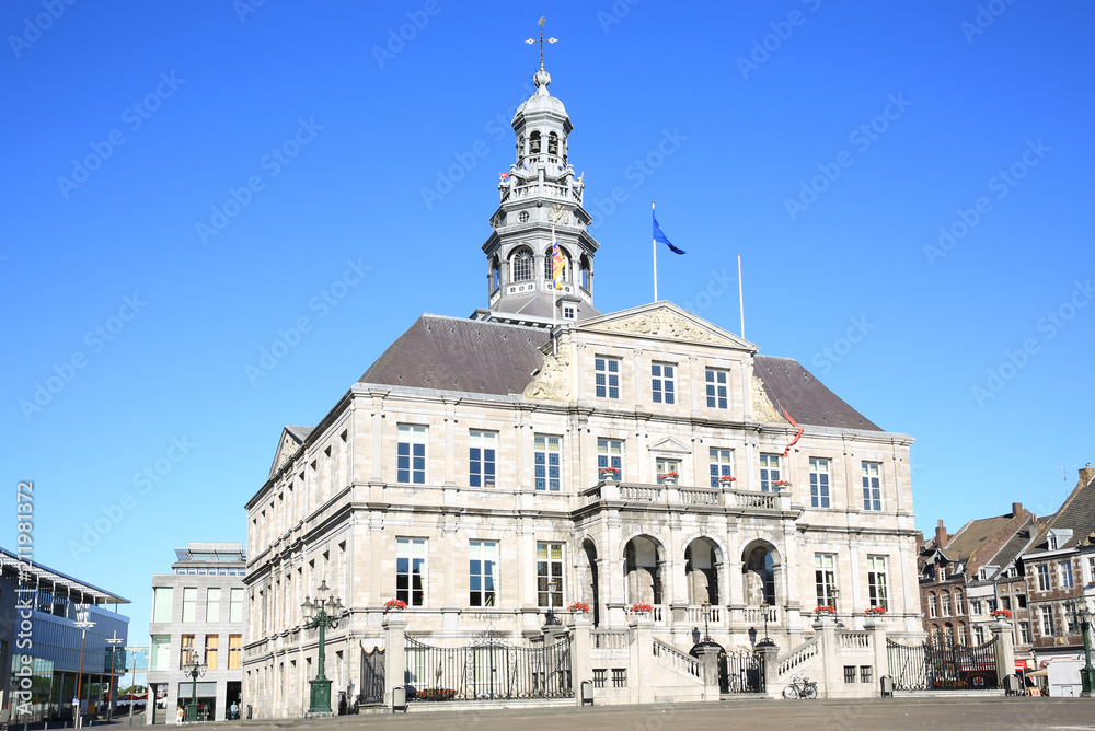 The historic City Hall of Maastricht in Province Limburg, the Netherlands