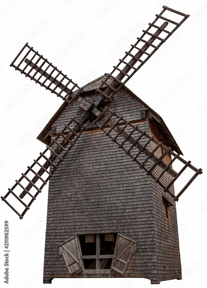 windmill isolate. Naroch, Nanosy