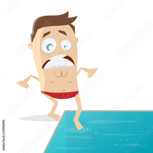 cold water tipoes test clipart