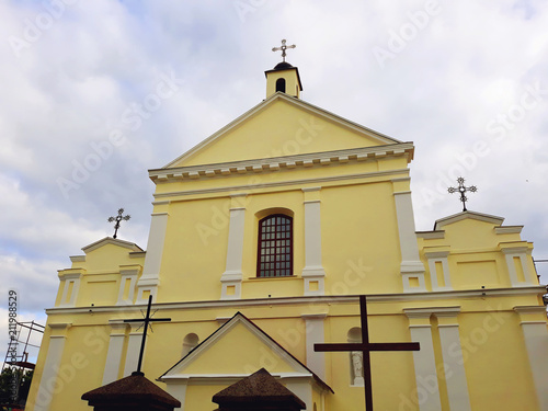 Novogrudok, Belarus - June 12, 2018: Church of St. Michael the Archangel, Catholic Church in Novogrudok photo