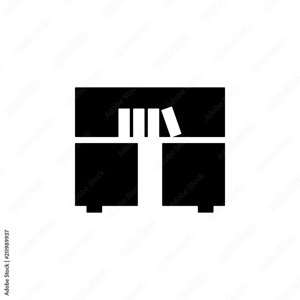 bookcase glyph icon. Element of furniture icon for mobile concept and web apps. This bookcase glyph icon can be used for web and mobile. Premium icon bookcase glyph icon. Element of furniture icon for mobile concept and web apps. This bookcase glyph icon can be used for web and mobile. Premium icon