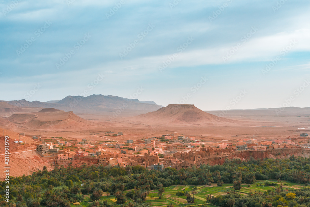 Moroccan desert landscape 