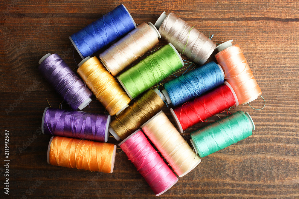 Set of multi-colored thread Set of multi-colored thread