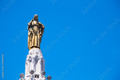 Statue of Sacred Heart of Jesus, Bilbao, Spain