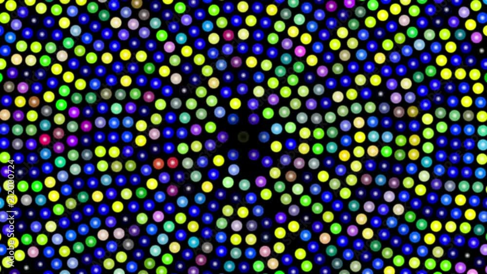 Abstract background with colorful rotating dots Abstract background with colorful rotating dots